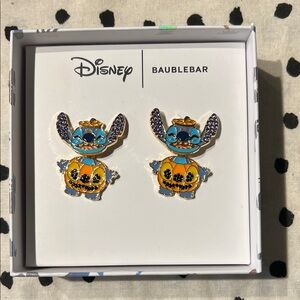 Disney BaubleBar Stitch Pumpkin Earrings